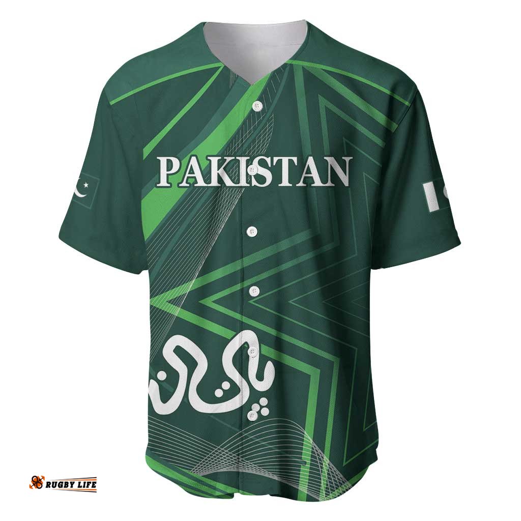 Custom Pakistan Cricket Baseball Jersey Shirt Go Shaheens Sporty Version