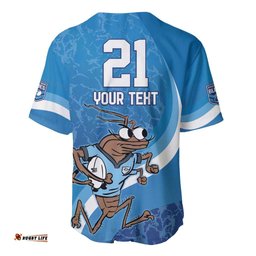 Custom NSW Cockroaches Blues Baseball Jersey Shirt New South Wales Origin No1