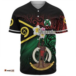Amazing Aussie Australia South Sea Islanders Vanuatu Special Original Flag In Polynesian Style Baseball Shirt
