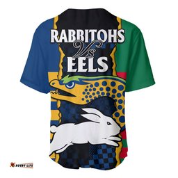 NRL Combine Rabbitohs and Eels Baseball Jersey Shirt 07