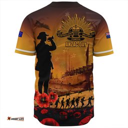 Amazing Aussie Australia ANZAC Day Guardian Of The Dawn Baseball Shirt