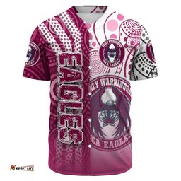 Clothing Manly Warringah Sea Eagles Sporty Style Baseball Jersey Shirts