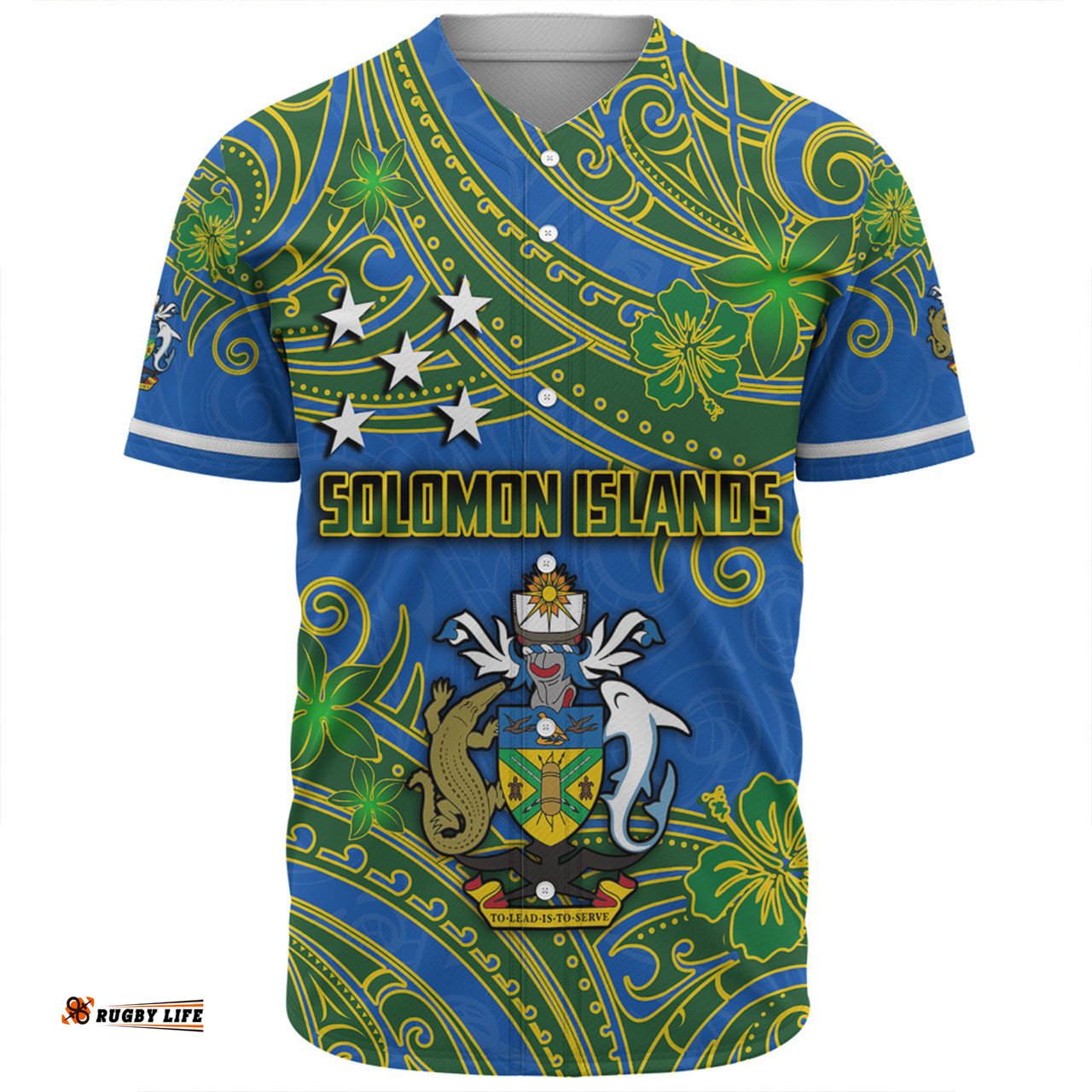 Amazing Aussie Australia South Sea Islanders Solomon Islands Symbol In Polynesian Patterns With Tropical Flowers Style Baseball Shirt