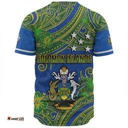 Amazing Aussie Australia South Sea Islanders Solomon Islands Symbol In Polynesian Patterns With Tropical Flowers Style Baseball Shirt