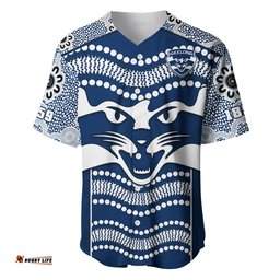 Custom Text And Number Cats Football Baseball Jersey Shirt Geelong 1859 Indigenous Sporty Version