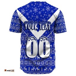 Custom Clothing Canterbury Bankstown Bulldogs Aboriginal Tattoo Baseball Jersey Shirts