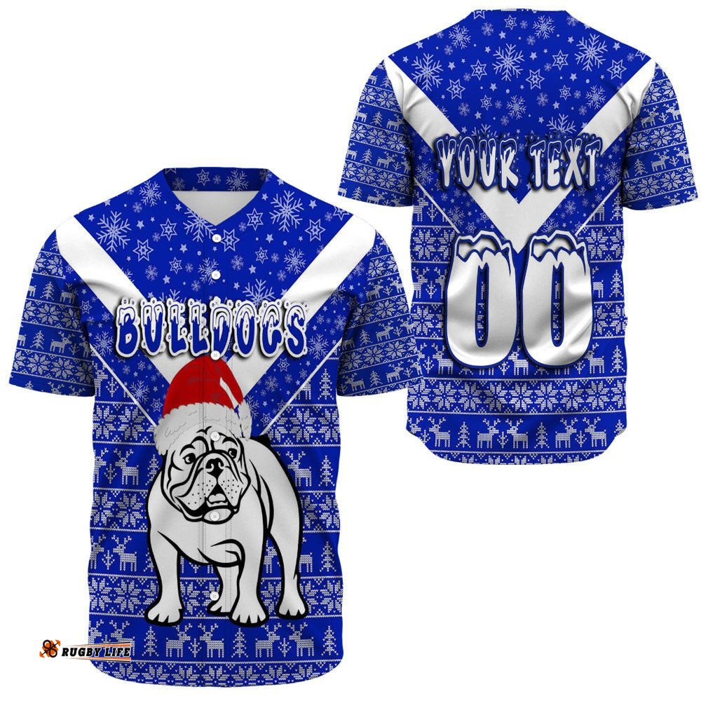 Custom Clothing Canterbury Bankstown Bulldogs Aboriginal Tattoo Baseball Jersey Shirts