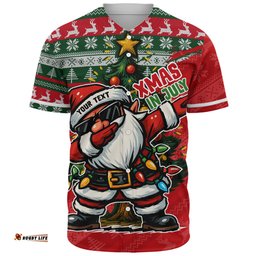 Amazing Aussie Australia Santa Dabs Down Under Xmas In July Edition Baseball Shirt