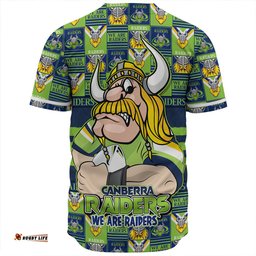Amazing Aussie Canberra Raiders Champion���s Pride Comic Style Baseball Shirt