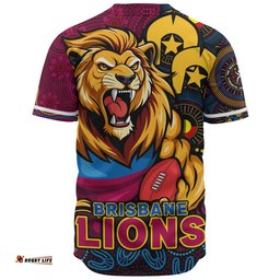 Amazing Aussie Brisbane Lions NAIDOC Spirit Of Country Baseball Shirt
