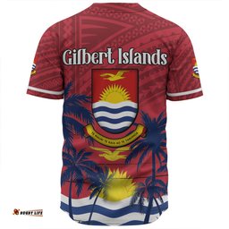Amazing Aussie Australia South Sea Islanders Gilbert Islands In Polynesian Pattern With Coconut Trees Baseball Shirt