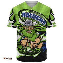 Amazing Aussie Canberra Raiders Premiership Series Sports Gear Baseball Shirt
