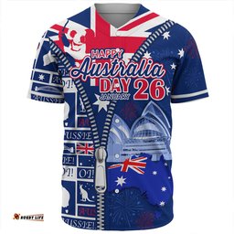 Amazing Aussie Australia Australia Day Spirit ��� 26th January Special Baseball Shirt
