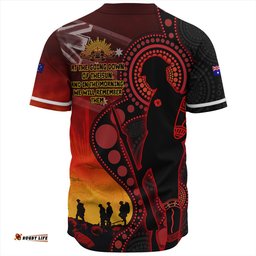 Amazing Aussie Australia ANZAC Day Aboriginal Guardians Of The Dawn Baseball Shirt