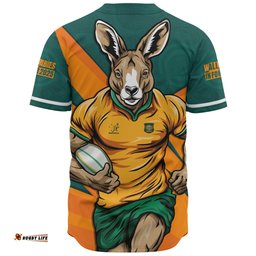 Amazing Aussie Aussie Wallabies Aboriginal Strength Wear Wallabies Rugby Edition Orange Baseball Shirt