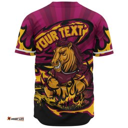 Amazing Aussie Brisbane Broncos Premiership Series Sports Gear Baseball Shirt