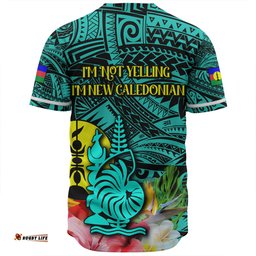 Amazing Aussie Australia South Sea Islanders I'm New Caledonian With Polynesian Tropical Style Baseball Shirt