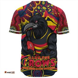Amazing Aussie Adelaide Crows Blazing Spirit Of Victory Baseball Shirt