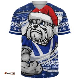 Amazing Aussie Canterbury Bankstown Bulldogs Ugly Knit Style For Christmas Game Fans Baseball Shirt