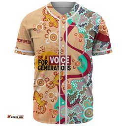 Amazing Aussie Australia National Reconciliation Week Custom Be A Voice For Generations Shirt Baseball Shirt