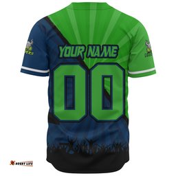 Amazing Aussie Canberra Raiders Fearless Soul Series Baseball Shirt