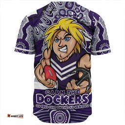 Amazing Aussie Fremantle Blazing Spirit Of Victory Baseball Shirt