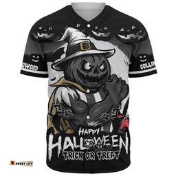 Amazing Aussie Collingwood Dark Pumpkin Halloween Spirit Baseball Shirt