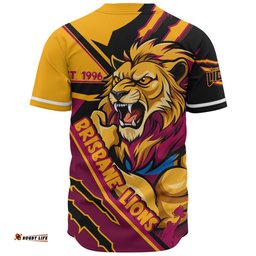 Amazing Aussie Brisbane Lions Battlefield Glory Gear Baseball Shirt