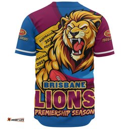 Amazing Aussie Brisbane Lions Australian Football Finals Premiership Spirit Baseball Shirt