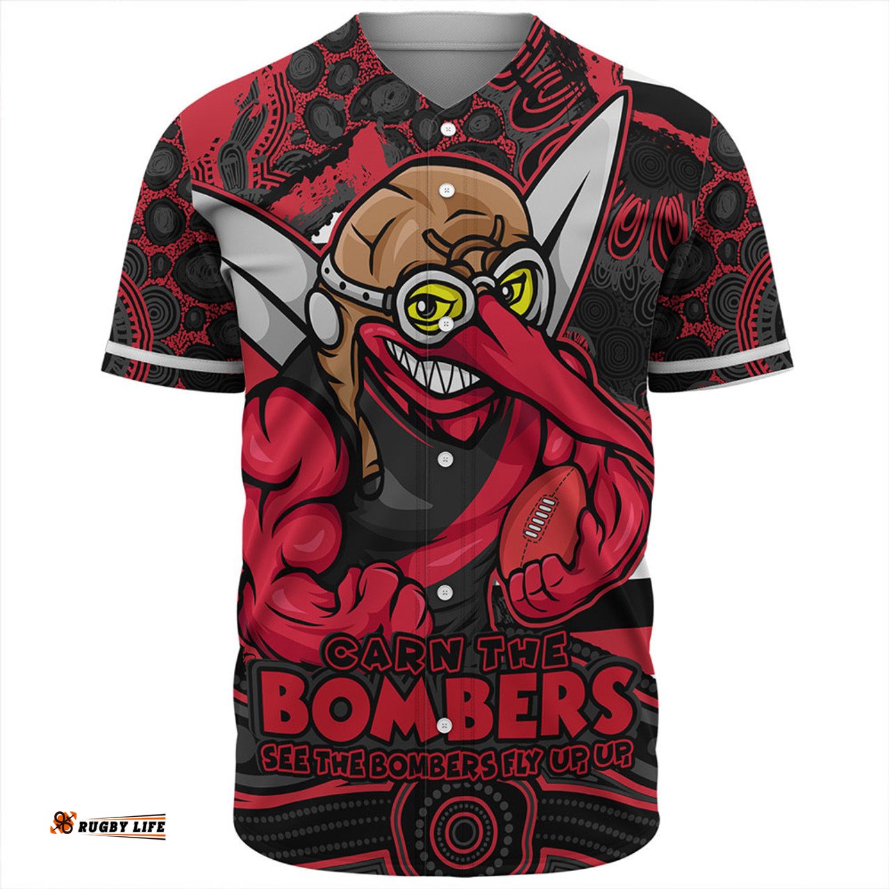 Amazing Aussie Essendon Blazing Spirit Of Victory Baseball Shirt