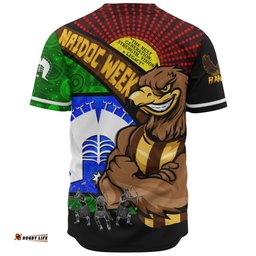 Amazing Aussie Hawthorn NAIDOC Week Pride Edition Baseball Shirt
