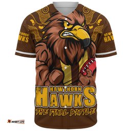 Amazing Aussie Hawthorn Final Clash Battle Edition Baseball Shirt