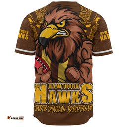 Amazing Aussie Hawthorn Final Clash Battle Edition Baseball Shirt