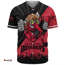Amazing Aussie Essendon Breaking Through Fan Design Baseball Shirt