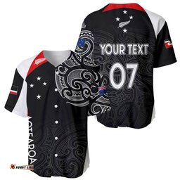 Personalised New Zealand Rugby Baseball Jersey Shirt Aotearoa World Cup Champions