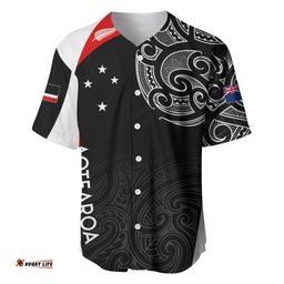 Personalised New Zealand Rugby Baseball Jersey Shirt Aotearoa World Cup Champions