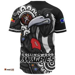 Amazing Aussie Collingwood Power Through Generations NAIDOC Edition Baseball Shirt