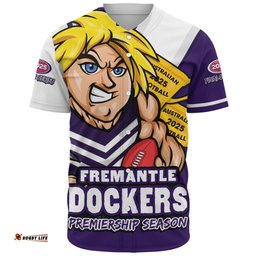 Amazing Aussie Fremantle Australian Football Finals Premiership Spirit Baseball Shirt