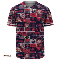 Amazing Aussie Melbourne Legacy Of The Pride Comic Style Baseball Shirt