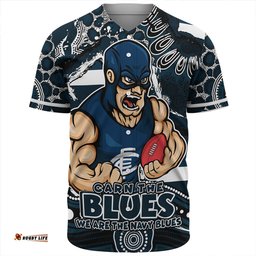 Amazing Aussie Carlton Blazing Spirit Of Victory Baseball Shirt