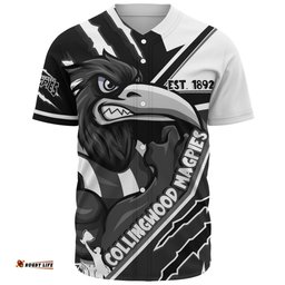 Amazing Aussie Collingwood Battlefield Glory Gear Baseball Shirt
