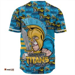 Amazing Aussie Gold Coast Titans Champion���s Pride Comic Style Baseball Shirt