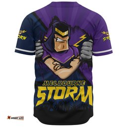 Amazing Aussie Melbourne Storm Fearless Soul Series Baseball Shirt
