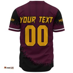 Amazing Aussie Brisbane Broncos Heart Of A Fighter Tough And Fearless Baseball Shirt