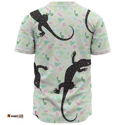 Amazing Aussie Australia Goanna Aboriginal Goanna Dot Art Colorful Inspired  Baseball Shirt