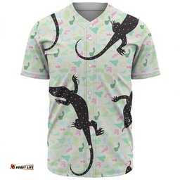 Amazing Aussie Australia Goanna Aboriginal Goanna Dot Art Colorful Inspired  Baseball Shirt