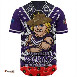 Amazing Aussie Fremantle Ripped Legacy Of The Game The ANZAC Spirit Lives On Baseball Shirt