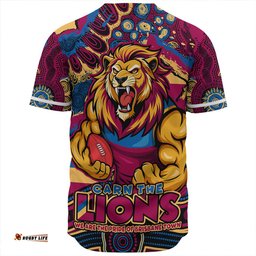 Amazing Aussie Brisbane Lions Blazing Spirit Of Victory Baseball Shirt