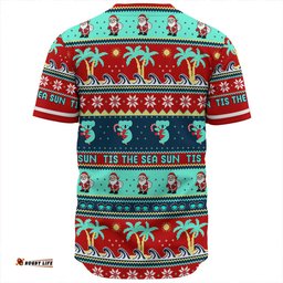 Amazing Aussie Australia Sunny Christmas By The Sea Baseball Shirt