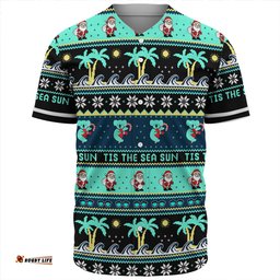 Amazing Aussie Australia Sunny Christmas By The Sea Baseball Shirt
